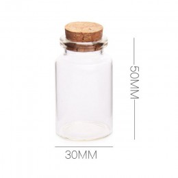 10 sztuk/zestaw 20ml Mini szklane butelki z korkami korek przezroczysty mały pusty szklany fiolki słoiki sub-butelka butelka ze 