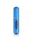 CARRYWON 5ml przenośny Mini aluminium wielokrotnego napełniania perfumy w sprayu pojemnik na kosmetyki recyrkulacja samopompując
