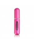 CARRYWON 5ml przenośny Mini aluminium wielokrotnego napełniania perfumy w sprayu pojemnik na kosmetyki recyrkulacja samopompując
