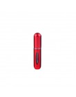 CARRYWON 5ml przenośny Mini aluminium wielokrotnego napełniania perfumy w sprayu pojemnik na kosmetyki recyrkulacja samopompując