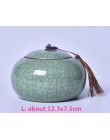 Chinoiserie Style ceramika zbiornik na herbatę herbata cukier przyprawy słoiki do przechowywania porcelanowe słoiki na przyprawy