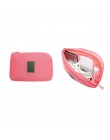 Pudełko podróżne do cyfrowej ładowarka kabla danych słuchawka przenośna gąbka z siatki torba power bank holder pudełko na kosmet