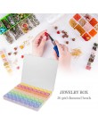 56 siatki 5D DIY diament malarstwo wiertarka Box biżuteria Box haft ze strasem koralik z kryształkami organizator futerał do prz