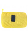 Pudełko podróżne do cyfrowej ładowarka kabla danych słuchawka przenośna gąbka z siatki torba power bank holder pudełko na kosmet