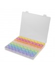 56 siatki 5D DIY diament malarstwo wiertarka Box biżuteria Box haft ze strasem koralik z kryształkami organizator futerał do prz
