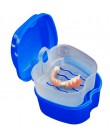 Nowe pudełko do przechowywania wygodne pudełko do kąpieli dentystycznej Dental sztuczne zęby schowek z wiszącym pojemnikiem nett