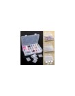 Life Essential 24 komora ozdoby schowek praktyczna regulowana obudowa z tworzywa sztucznego na pierścienie kulki biżuteria organ