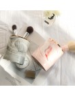 Nowoczesne porcelanowe organizery na kosmetyki pędzle na toaletkę do łazienki modne oryginalne