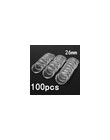 100 sztuk 30mm jasne okrągłe kapsułki w kształcie monet pieniądze/Pence przechowywania kapsułki etui na monety domu narzędzia og