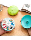 Pinkycolor 360 stopni tygodniowo obracanie Pillbox na tabletki w podróży Case pojemnik na leki apteczka leki pojemnik na pigułki
