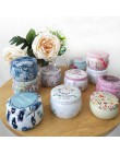 1 sztuk wielofunkcyjne Tinplate cukierki Box herbata z róży Pot w kształcie bębna Cookie Case Home Decor świąteczne zaopatrzenie