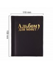 120 posiadacze monet kolekcjonowanie przechowywanie pieniądze kieszenie na monety Album na monety książka zbieranie Album Scrapb