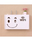 Bezprzewodowy Router wi-fi Box drewno-plastikowa półka ścienna wisząca wtyczka deska uchwyt schowek 3 rozmiar 9 styl organizator