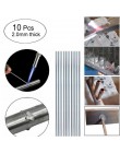 100/500pcs drut spawalniczy przechowywanie 1.6mm/2mm * 50cm niskotemperaturowy aluminiowy drut spawalniczy schowek duża pojemnoś