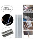 100/500pcs drut spawalniczy przechowywanie 1.6mm/2mm * 50cm niskotemperaturowy aluminiowy drut spawalniczy schowek duża pojemnoś