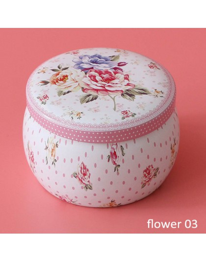 1 sztuk wielofunkcyjne Tinplate cukierki Box herbata z róży Pot w kształcie bębna Cookie Case Home Decor świąteczne zaopatrzenie