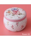 1 sztuk wielofunkcyjne Tinplate cukierki Box herbata z róży Pot w kształcie bębna Cookie Case Home Decor świąteczne zaopatrzenie