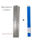 100/500pcs drut spawalniczy przechowywanie 1.6mm/2mm * 50cm niskotemperaturowy aluminiowy drut spawalniczy schowek duża pojemnoś