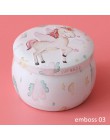 1 sztuk wielofunkcyjne Tinplate cukierki Box herbata z róży Pot w kształcie bębna Cookie Case Home Decor świąteczne zaopatrzenie
