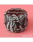 1 sztuk wielofunkcyjne Tinplate cukierki Box herbata z róży Pot w kształcie bębna Cookie Case Home Decor świąteczne zaopatrzenie