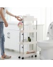 Gap Storage Rack Kitchen Slim Slide Tower Wheels oszczędność miejsca organizator ruchomy montaż plastikowa półka łazienkowa 2/3/