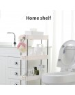 Gap Storage Rack Kitchen Slim Slide Tower Wheels oszczędność miejsca organizator ruchomy montaż plastikowa półka łazienkowa 2/3/