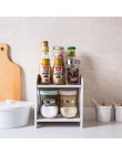 OTHERHOUSE Wood Desktop półka stojak do przechowywania w łazience półki organizator na przybory do makijażu stół pojemnik na roz