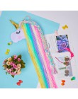 Unicorn Storage Organizer Strip spinki do włosów nakrycia głowy organizowanie paska wieszak ścienny kokardy do włosów pas do prz
