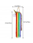 Unicorn Storage Organizer Strip spinki do włosów nakrycia głowy organizowanie paska wieszak ścienny kokardy do włosów pas do prz