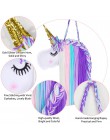 Unicorn Storage Organizer Strip spinki do włosów nakrycia głowy organizowanie paska wieszak ścienny kokardy do włosów pas do prz