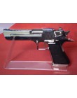 2 sztuk New arrival Boutique store wystawa butów rekwizyty przezroczysty akrylowy uchwyt pistoletów na zewnątrz pistolet model p
