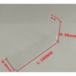 2 sztuk New arrival Boutique store wystawa butów rekwizyty przezroczysty akrylowy uchwyt pistoletów na zewnątrz pistolet model p