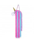 Unicorn Storage Organizer Strip spinki do włosów nakrycia głowy organizowanie paska wieszak ścienny kokardy do włosów pas do prz