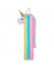 Unicorn Storage Organizer Strip spinki do włosów nakrycia głowy organizowanie paska wieszak ścienny kokardy do włosów pas do prz