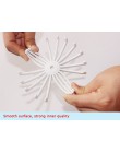 Mini plastikowa opaska Rack 20 krawaty/paski/szaliki posiada wieszak obrotowy hak biały uchwyt na krawat półeczki na drobiazgi o