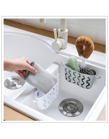 1 PC Storage Rack ścierki do naczyń uchwyt półkę na gąbkę do ssania zawieszka do przechowywania ściereczek uchwyty do przechowyw