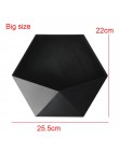 Nordic Living Room naścienna geometryczna bezdotykowa dekoracja ścienna półka łazienkowa dekoracja salonu sześciokątny stojak do