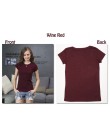 Wysokiej jakości 18 kolor S-3XL zwykły T Shirt kobiety bawełna elastyczny, w stylu Basic koszulki kobieta dorywczo bluzki z krót
