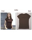 Wysokiej jakości 18 kolor S-3XL zwykły T Shirt kobiety bawełna elastyczny, w stylu Basic koszulki kobieta dorywczo bluzki z krót
