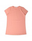 Wysokiej jakości 18 kolor S-3XL zwykły T Shirt kobiety bawełna elastyczny, w stylu Basic koszulki kobieta dorywczo bluzki z krót