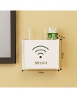 Do montażu na ścianie drewna bezprzewodowy router wi-fi pudełko do przechowywania półka ścienna zawieszki uchwyt na kable 3 rozm