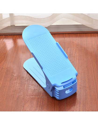 8/10/12pcs organizer na obuwie stojak na buty Shoebox trwałe regulowane obuwie wsparcie Slot oszczędność miejsca szafka Stand
