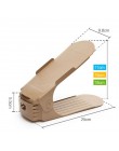 8/10/12pcs organizer na obuwie stojak na buty Shoebox trwałe regulowane obuwie wsparcie Slot oszczędność miejsca szafka Stand