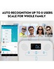 SDARISB Bluetooth wagi podłogowe waga ciała waga łazienkowa inteligentny podświetlany wyświetlacz skala masy ciała tłuszczu masa