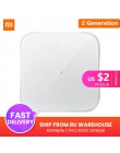 Oryginalny Xiao mi mi inteligentna waga 2 zdrowie waga 2 Bluetooth 5 cyfrowa skala wsparcie Android 4.3 iOS 9 mi fit APP