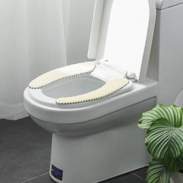 Nordic Winter grube pokrowce na deskę sedesową miękke zmywalne wc toaleta pokrywa uniwersalna mata Closestool poszewka akcesoria
