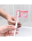 Plastikowy uchwyt na szczoteczki do zębów stojak do przechowywania pasty do zębów organizer łazienkowy