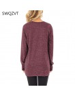 Damska koszulka z długim rękawem casual o-neck slim jesienno-zimowa damska koszulka topy odzież damska czarna szara koszulka dam
