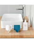 Mydelniczka łazienka prysznic pudełko na mydło płyta tacka łazienka z darmowym przepychaczem taca z tworzywa sztucznego półka śc
