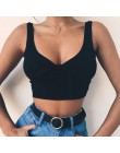 Prążkowana muszka podkoszulki Camisole damska letnia krótka koszulka basic Streetwear Fashion 2018 fajne dziewczyny krótkie kosz